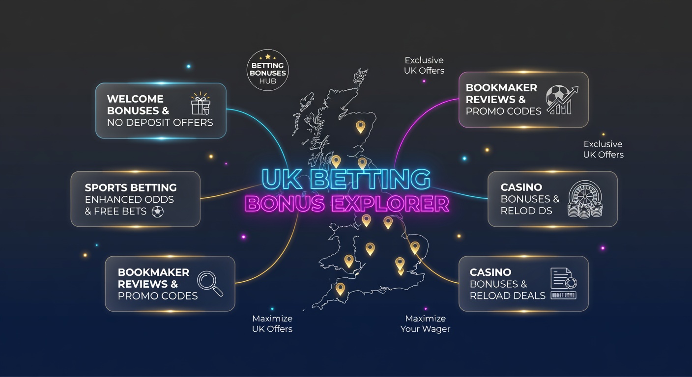 Illustration of deposit match bonuses and promotional structures at UK betting platforms