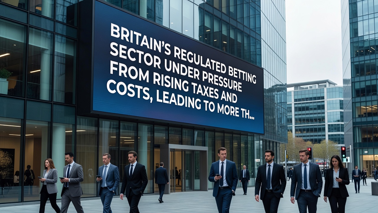 UK betting industry economic contribution and job statistics visualization