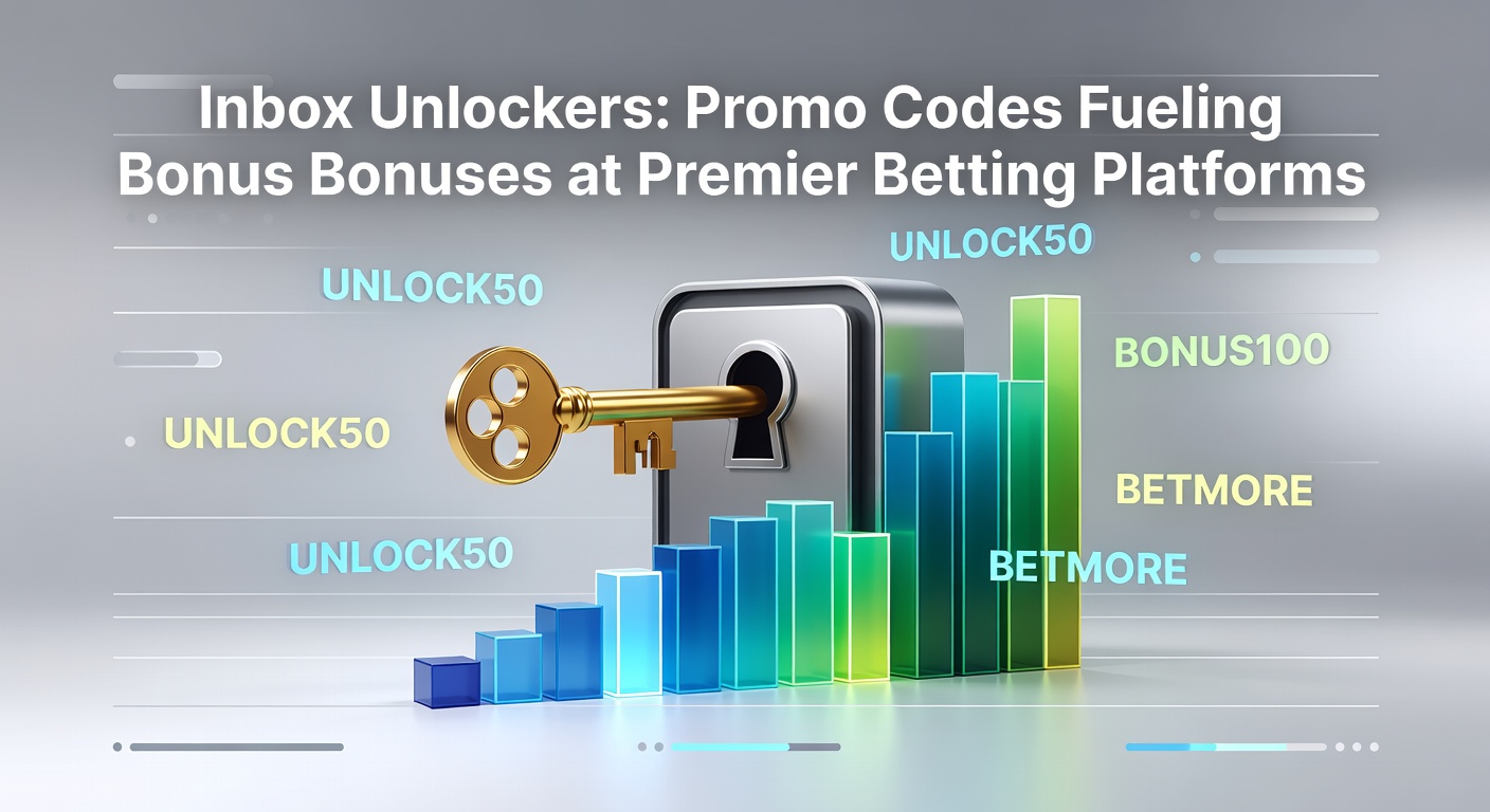 Close-up of a betting app screen showing a redeemed promo code activating a bonus multiplier, with email preview in the background