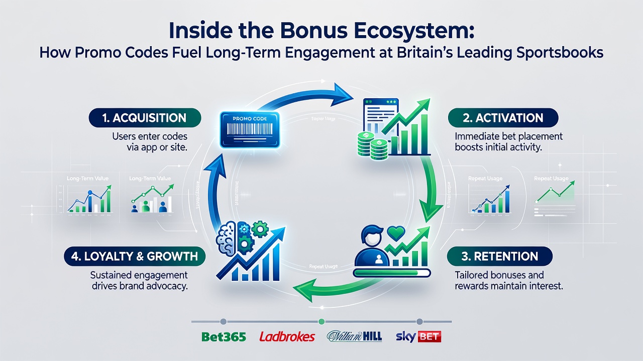 Promo code interface on a UK sportsbook app showing ongoing offers and loyalty rewards